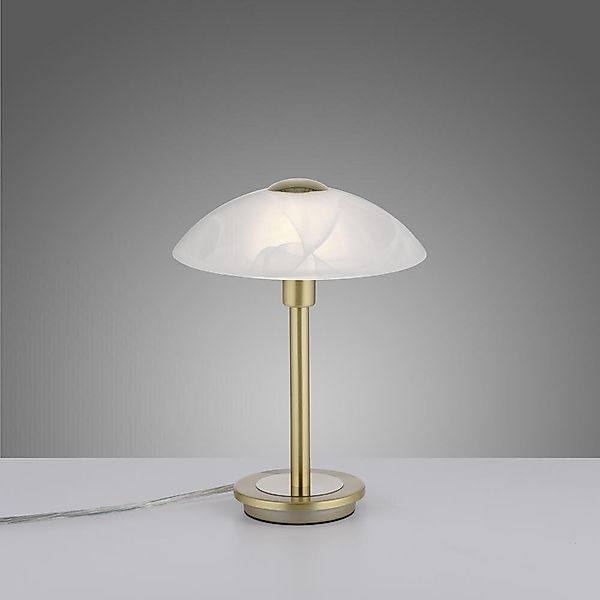 LED Tischleuchte Enova in Messing-matt und Transparent 2,6W 265lm G9 günstig online kaufen