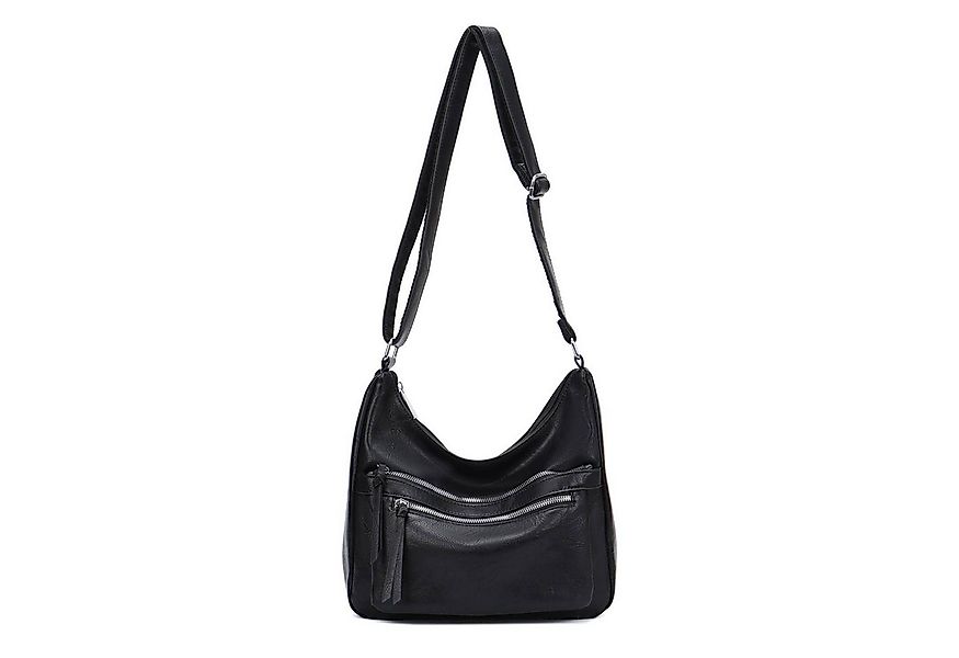 ITALYSHOP24 Schultertasche Damen Tasche Shopper Umhängetasche Crossbody Han günstig online kaufen