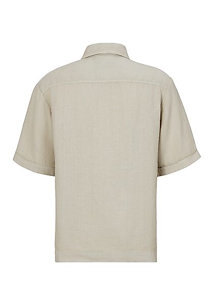 BOSS ORANGE Leinenhemd "Lapoully M", mit Kontrastdetails innen günstig online kaufen
