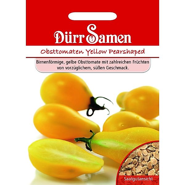 Dürr Samen Obst-Tomaten Yellow Pearshaped Saatgut günstig online kaufen