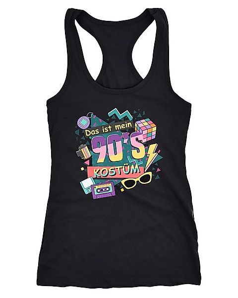 MoonWorks Tanktop Damen Tanktop Das ist mein 90s Kostüm 90er Neunziger Fasc günstig online kaufen