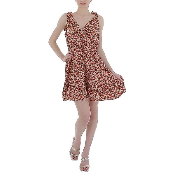 Ital-Design Minikleid Damen Freizeit Wickel Volants günstig online kaufen