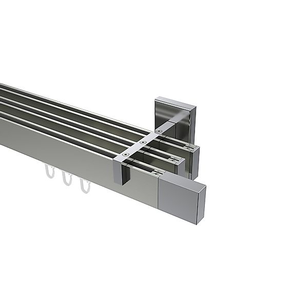 INTERDECO Gardinenstange Smartline Lox, 3-läufig, 14x35 günstig online kaufen