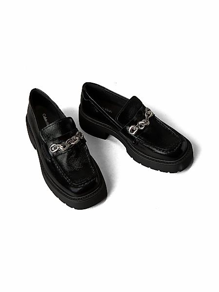 Calvin Klein Jeans Loafer "CHUNKY LOAFER HDW LTH" Slipper, Schlupfschuh, Bu günstig online kaufen