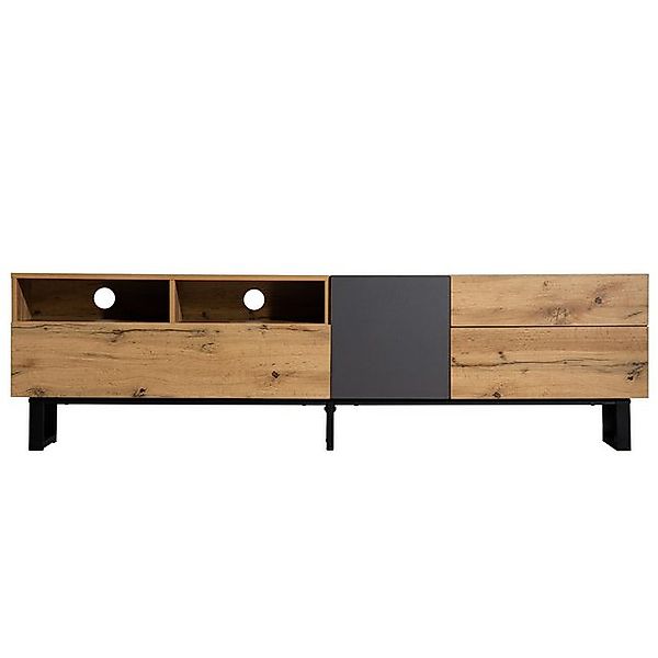 IDEASY TV-Schrank Moderner TV-Schrank mit Colorblock-Design & Holzoptik 180 günstig online kaufen
