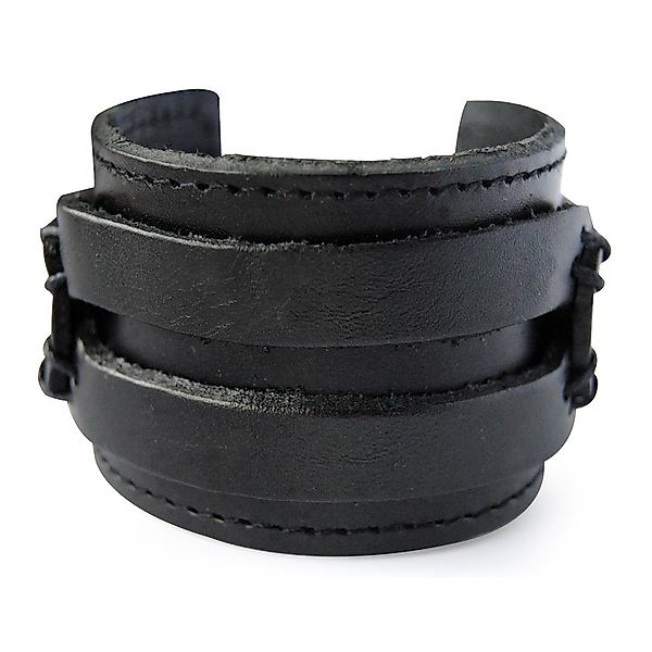 axy Lederarmband Herrenarmband Leder Armband Breit (1-tlg), Echtleder, mit günstig online kaufen