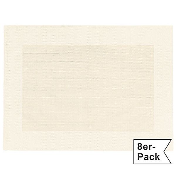 Erwin Müller Platzset Tischset "Lissabon" 8er-Pack, abwaschbar Uni günstig online kaufen