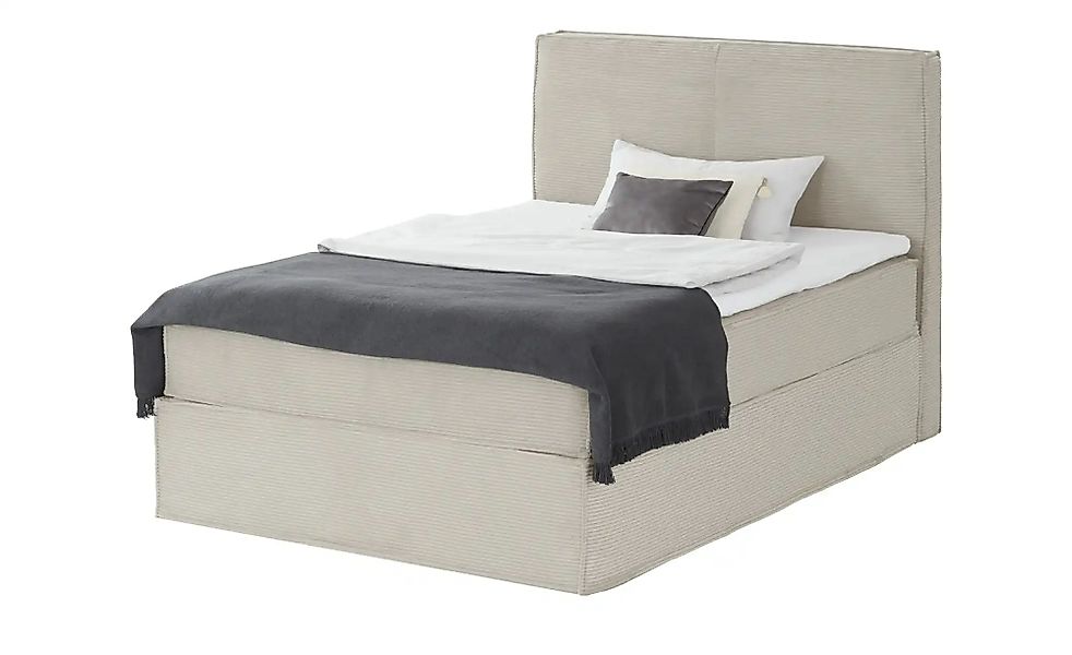Boxi Boxspringbett mit trendigem Keder Boxi ¦ beige ¦ Maße (cm): B: 140 H: günstig online kaufen