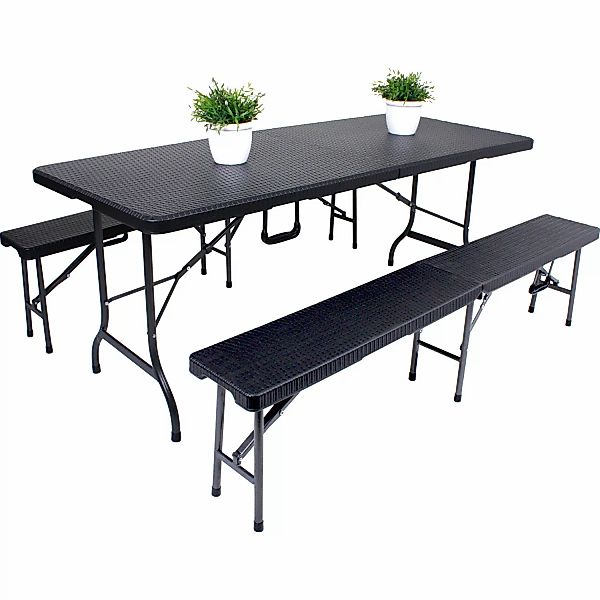 Garden Pleasure Bierzeltgarnitur Ventana, (1x Tisch, günstig online kaufen
