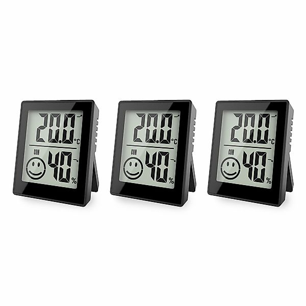 Miraval Klimamesser Thermo-/Hygrometer 3er Set mit günstig online kaufen