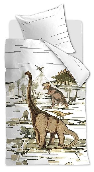 Beddinghouse Kids | Kinder-Bettbezug-Set Dinosaurier günstig online kaufen