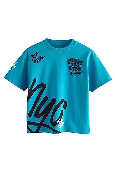 Next Print-Shirt Relaxed Fit Kurzarm-T-Shirt mit Grafikprint (1-tlg) günstig online kaufen