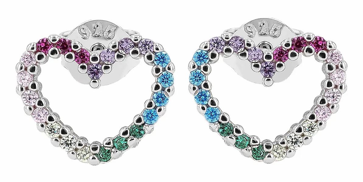 Adelia´s Paar Ohrhänger "Damen Ohrringe – Ohrstecker aus 925 Silber mit Zir günstig online kaufen