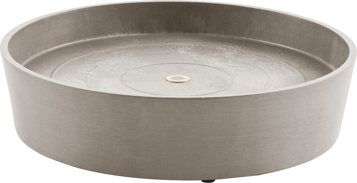 ECOPOTS Blumentopfuntersetzer SAUCER WHEELS Taupe, BxTxH: günstig online kaufen