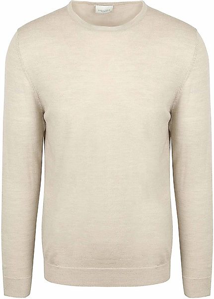 Profuomo Pullover Merinowolle Beige - Größe S günstig online kaufen