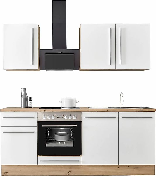 KOCHSTATION Küchenzeile "KS-Florida mit 38mm starker Arbeitsplatte" Breite günstig online kaufen