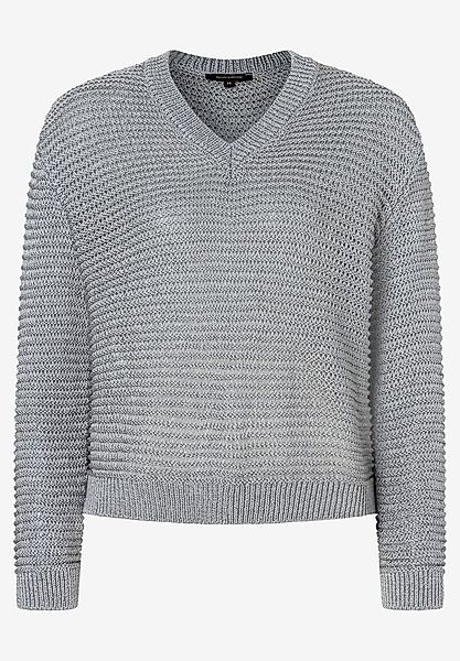 Strukturpullover, fine grey, Frühjahrs-Kollektion günstig online kaufen