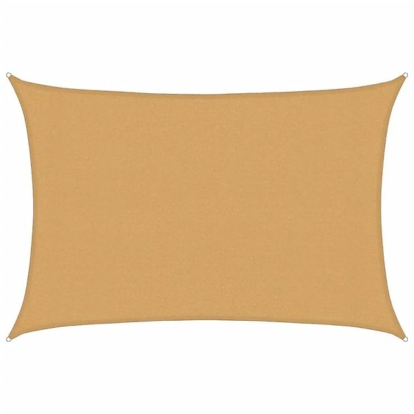 vidaXL Sonnensegel 160 g/m² Rechteckig Sandfarben 3x4 m HDPE 4002039 günstig online kaufen