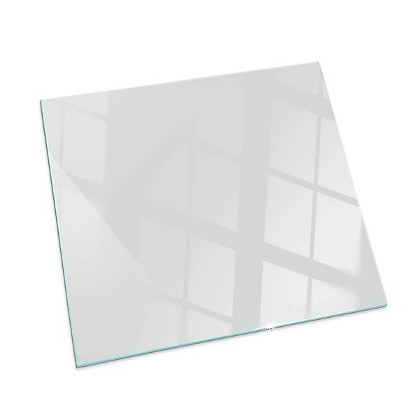 Tulup Glasplatte für Kamin Grau Kamin Glasplatte Quadrat 50x50 cm Grau Glas günstig online kaufen