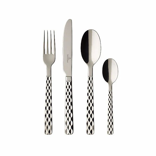 Villeroy & Boch Besteck-Set "Tafelbesteck Boston 24er Set silber" günstig online kaufen