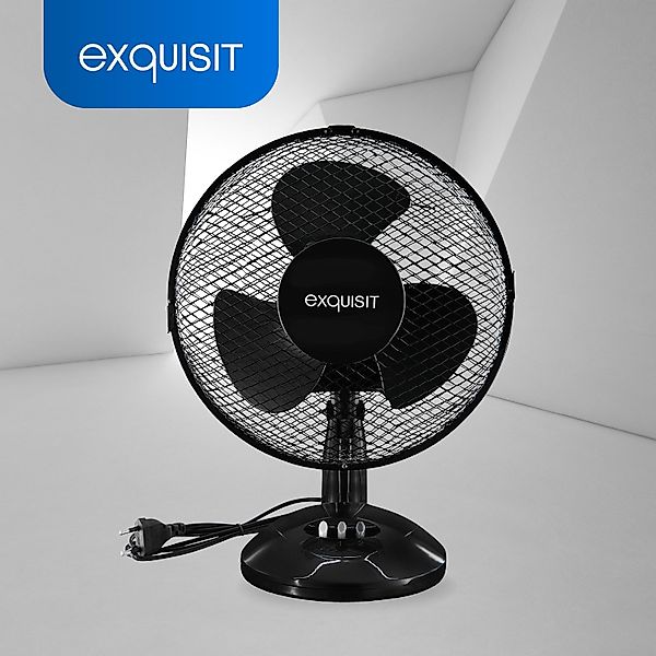 exquisit Tischventilator VT 33057 sw, Ø günstig online kaufen