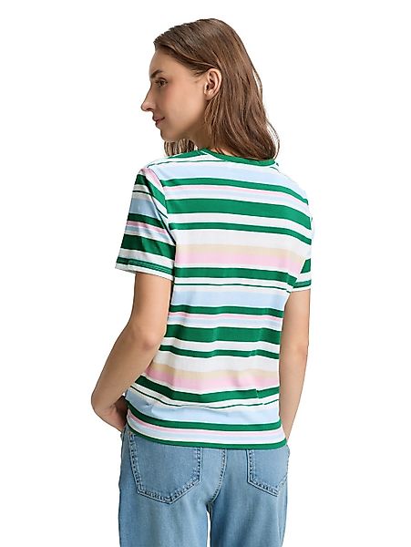 TOM TAILOR Denim T-Shirt mit Minimalprint günstig online kaufen