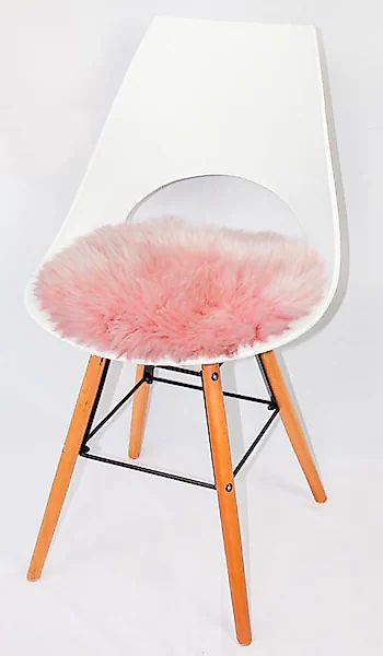 Heitmann Felle Stuhlkissen »Lamm, Sitzauflage rund«, Ø 45 cm, echtes Lammfe günstig online kaufen
