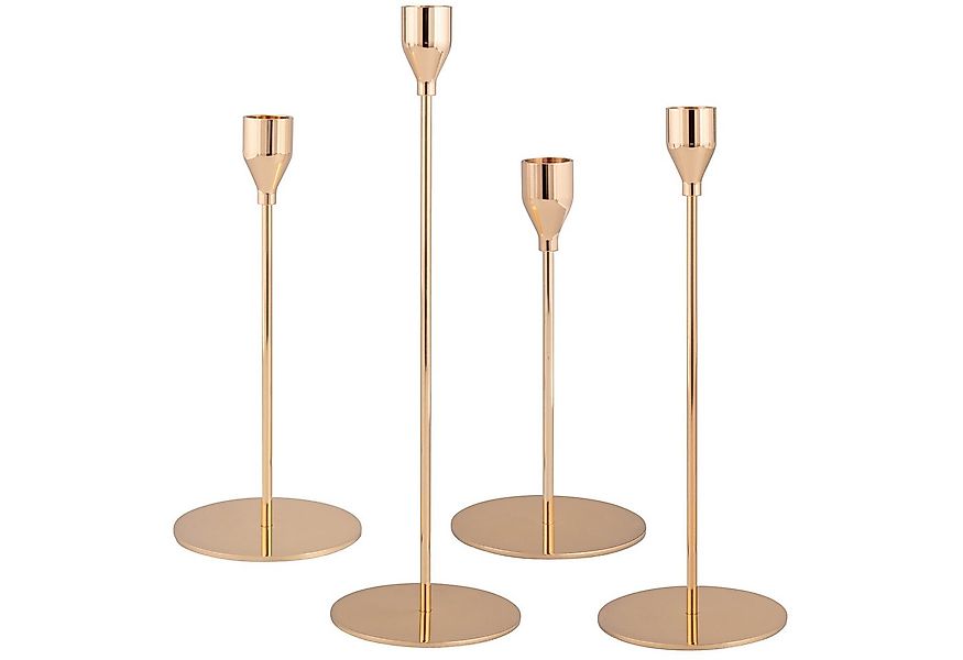bremermann Kerzenhalter 4er-Set Kerzenhalter, Kerzenständer für Stabkerzen, günstig online kaufen