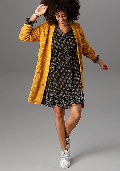 Aniston SELECTED mit Lochstrick-Muster günstig online kaufen