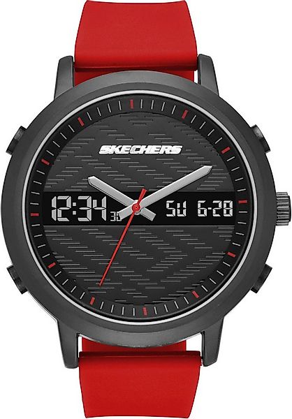 Skechers Chronograph LAWNDALE SR5073, Quarzuhr, Armbanduhr, Herrenuhr, Sili günstig online kaufen