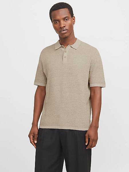 Jack & Jones Kurzarmpullover "JJEGEORGE KNIT POLO SS SN", mit Polo Kragen günstig online kaufen
