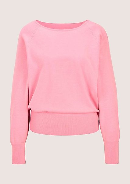 MADELEINE Longpullover "Pullover Basic Strickpullover mit Fledermausärmeln" günstig online kaufen