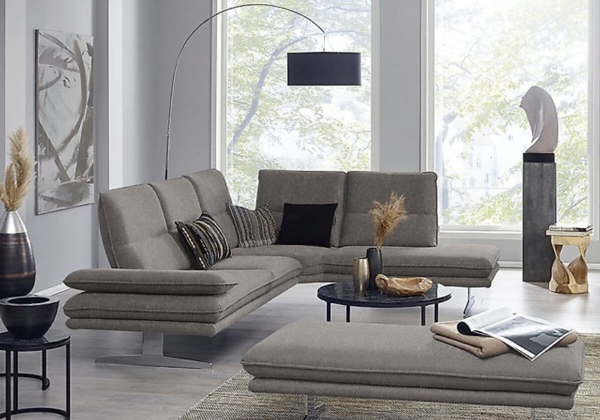 W.SCHILLIG Ecksofa »broadway, Designsofa, mit tollem Sitzkomfort, L-Form«, günstig online kaufen