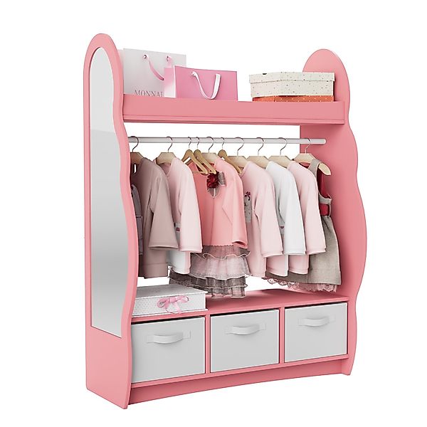 radelldar Kinderkleiderschrank Kleiderständer mit Kleiderstange (4-St) günstig online kaufen