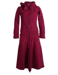 Vishes Langmantel Langer, warmer Fleece Mantel günstig online kaufen