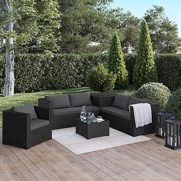 STEELSØN Sitzgruppe Veloria, (2 Sofa, Tisch, günstig online kaufen