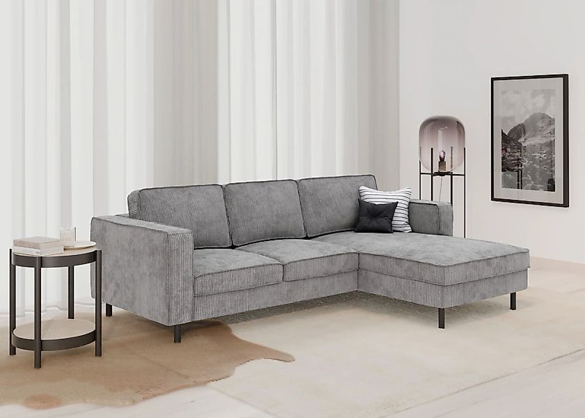 TRENDMANUFAKTUR Ecksofa "Watkins, Couch wahlweise mit Schlaffunktion & Bett günstig online kaufen