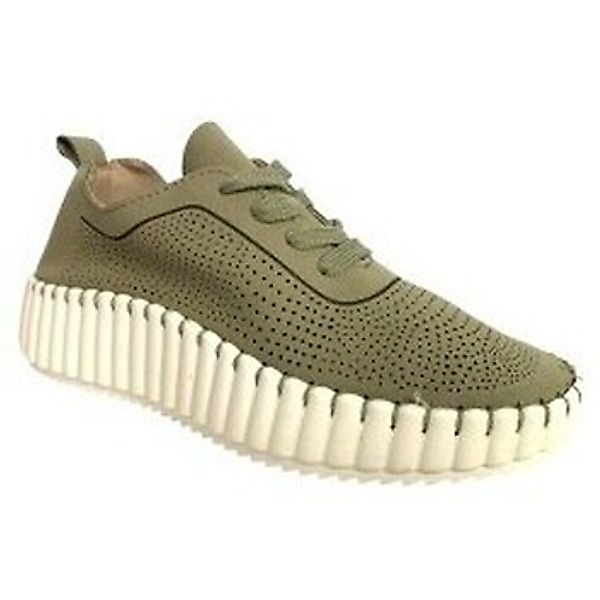 Bienve  Sneaker ha-5082 khaki Damenschuh günstig online kaufen
