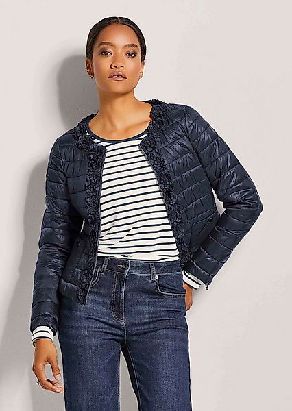 MADELEINE Outdoorjacke Wattierte Steppjacke mit Blüten-Dekoration günstig online kaufen