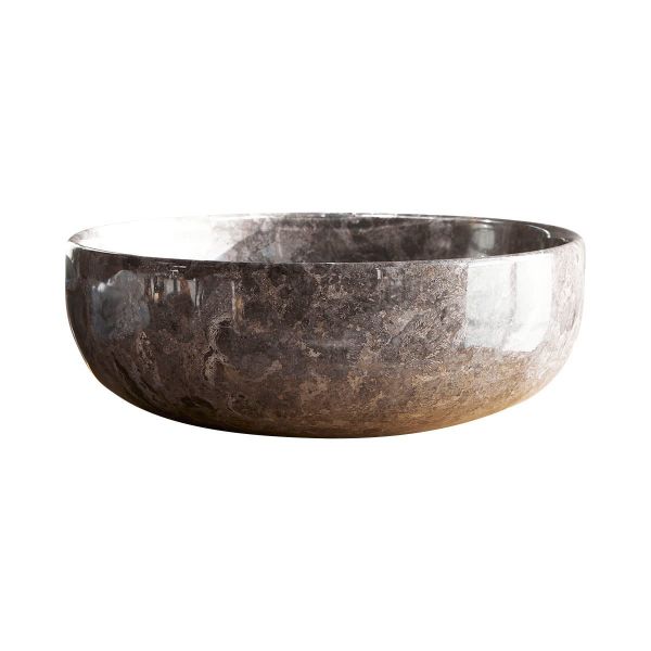 Tikamoon Waschbecken Rundes Marmorwaschbecken Pia light günstig online kaufen