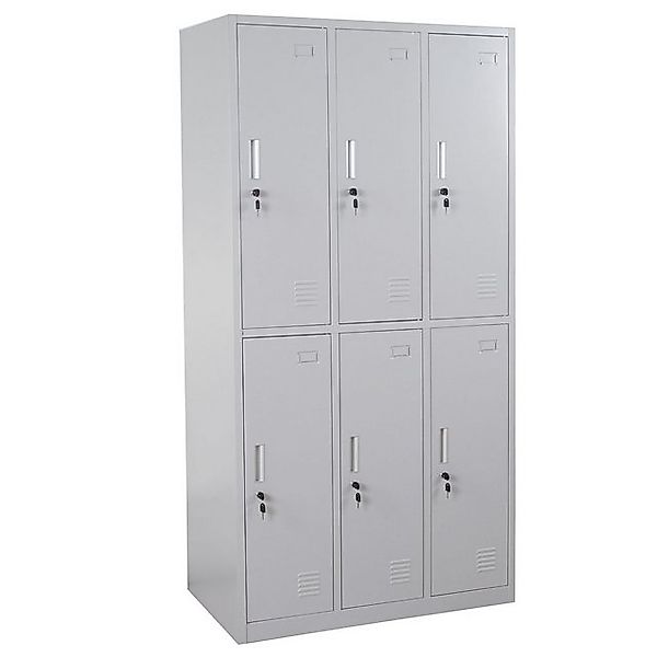 MCW Mehrzweckschrank Preston T829-6 Metallschrank, Drehriegelschloss inkl. günstig online kaufen