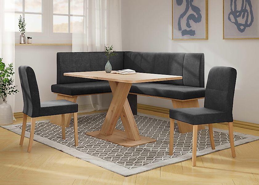 Home affaire Eckbankgruppe "Nina", (Set, 4 tlg., 4er), Sitzgruppe Esszimmer günstig online kaufen