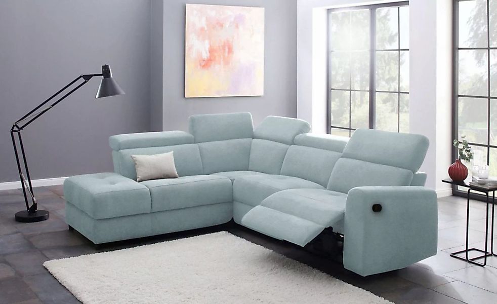 Home affaire Ecksofa »Sentrano, L-Form,«, 273 cm, man. o. elektr. Relaxfunk günstig online kaufen