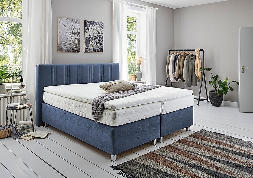 Westfalia Schlafkomfort Boxspringbett wahlweise mit Bettkasten und Topper günstig online kaufen