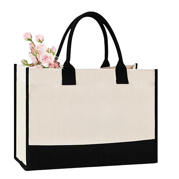 ZEUOPQ Strandtasche Canvas-Tragetasche Tote Bag große günstig online kaufen
