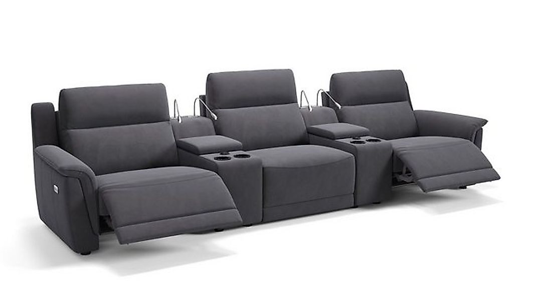 Sofanella 3-Sitzer Stoff MALITO, Heimkinosofa, Kinocouch, Funktionssofa, Ki günstig online kaufen