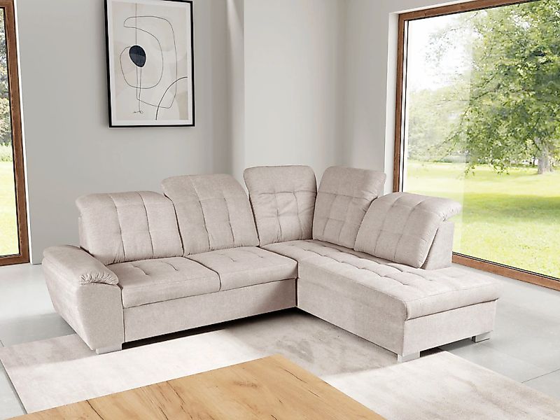 WERK2 Ecksofa "Brindisi, Multifunktion, bequem & komfortabel, Breite 263cm, günstig online kaufen
