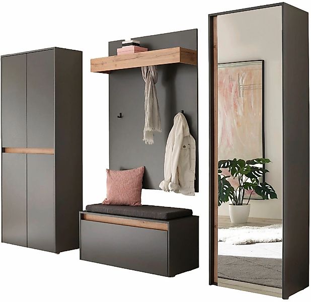 INOSIGN Garderoben-Set "City/Giron, moderne Garderobe, viel Stauraum, ca. 4 günstig online kaufen