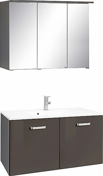 welltime Badmöbel-Set "Ravenna" 2 Stk. tlg. Breite 90 cm, Spiegelschrank un günstig online kaufen