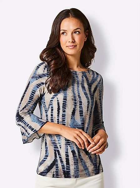 creation L T-Shirt Viskose-Seiden-Shirt 3/4-Arm günstig online kaufen